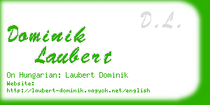 dominik laubert business card